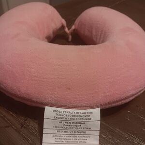 Pink Travel Neck Pillow